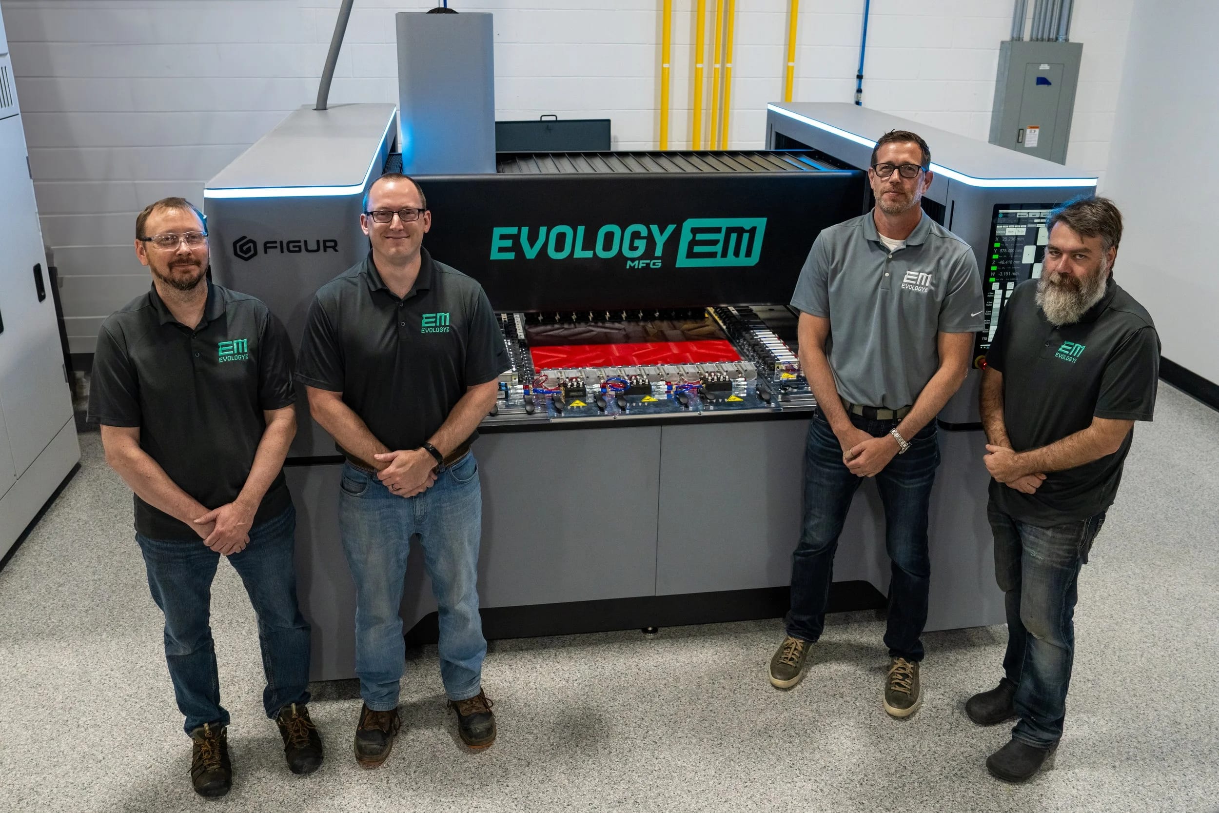 Evology Manufacturing workshop and additive manufacturing equipment
