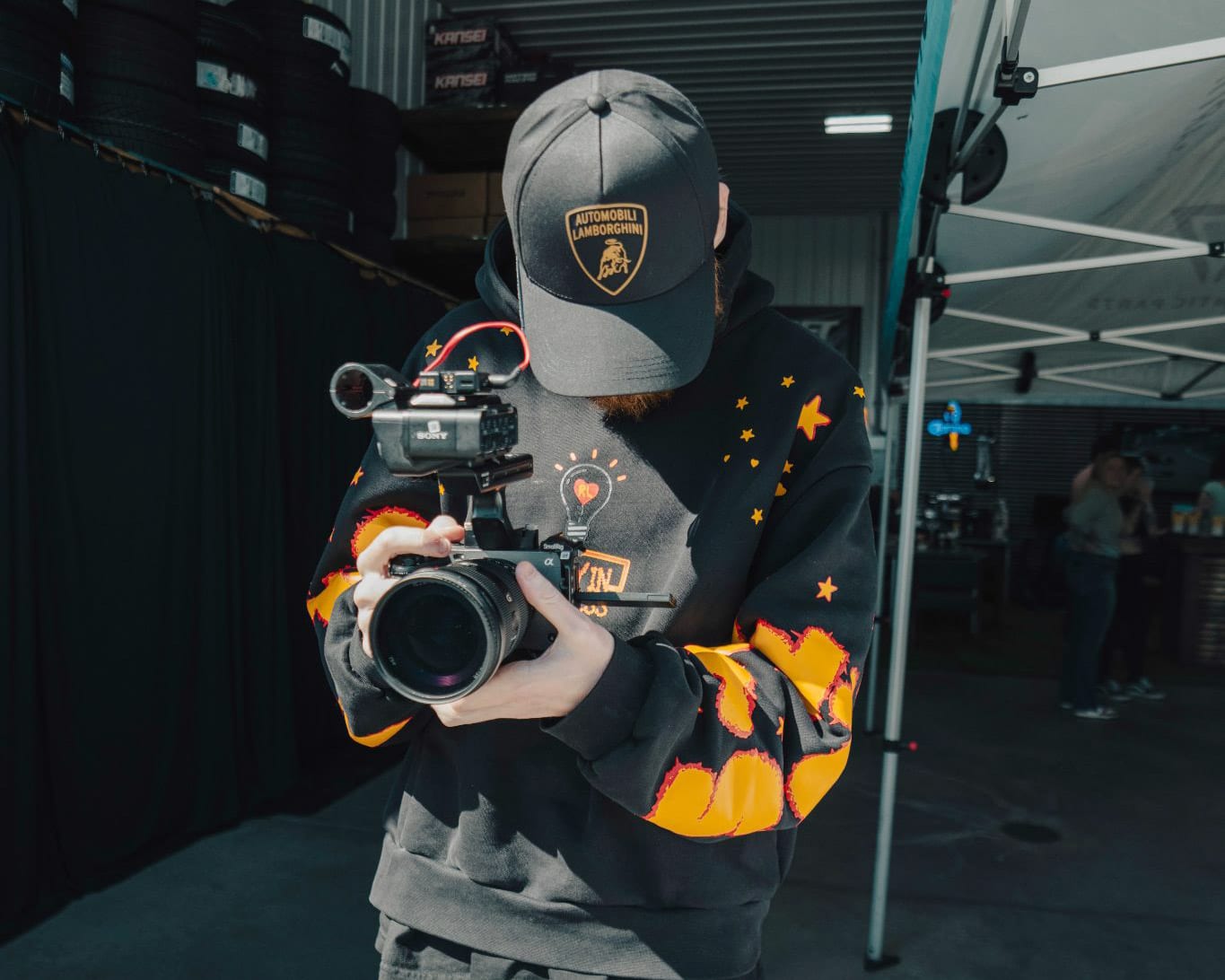 MetaMartini videographer capturing creative content on location